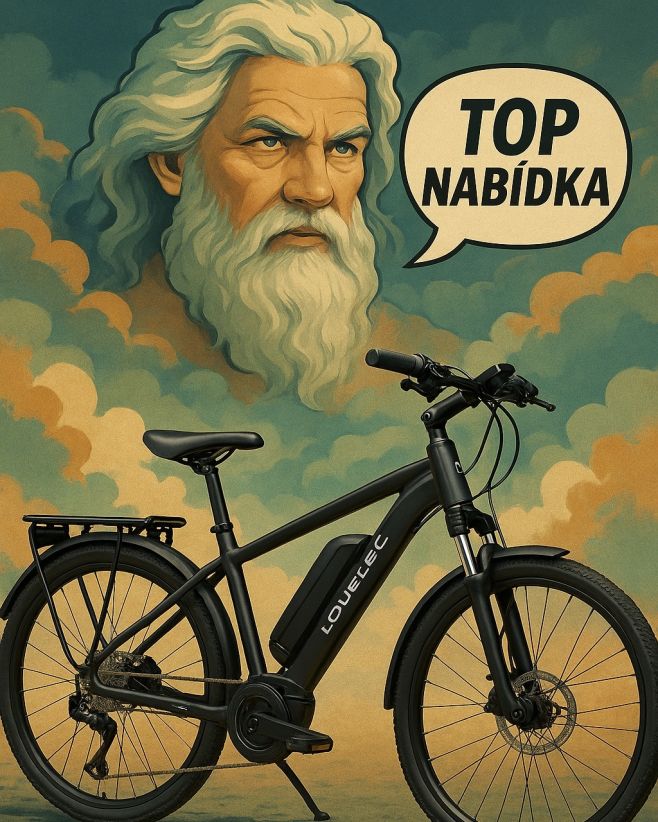 🚴‍♂️ POZOR – POSLEDNÍ KOLO ZA ZVÝHODNĚNOU CENU! Elektrokolo Lovelec Teraka Man – teď jen za 30 000 Kč! (Původní cena byla...